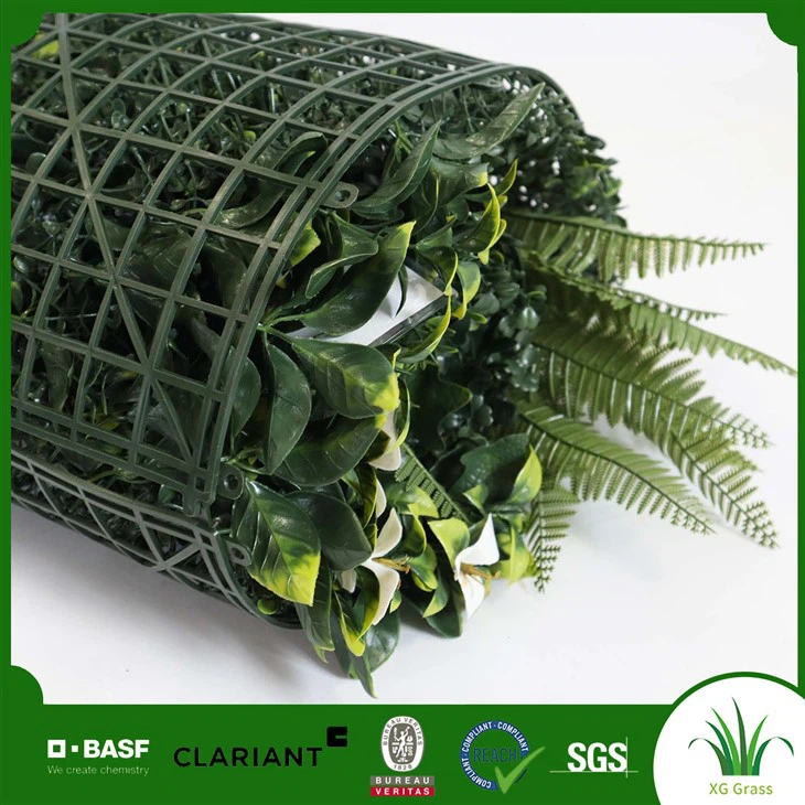 Pokój ze ścianą z trawy