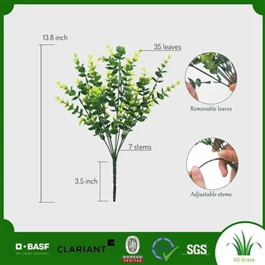 Sztuczni kwiaty w wazonie